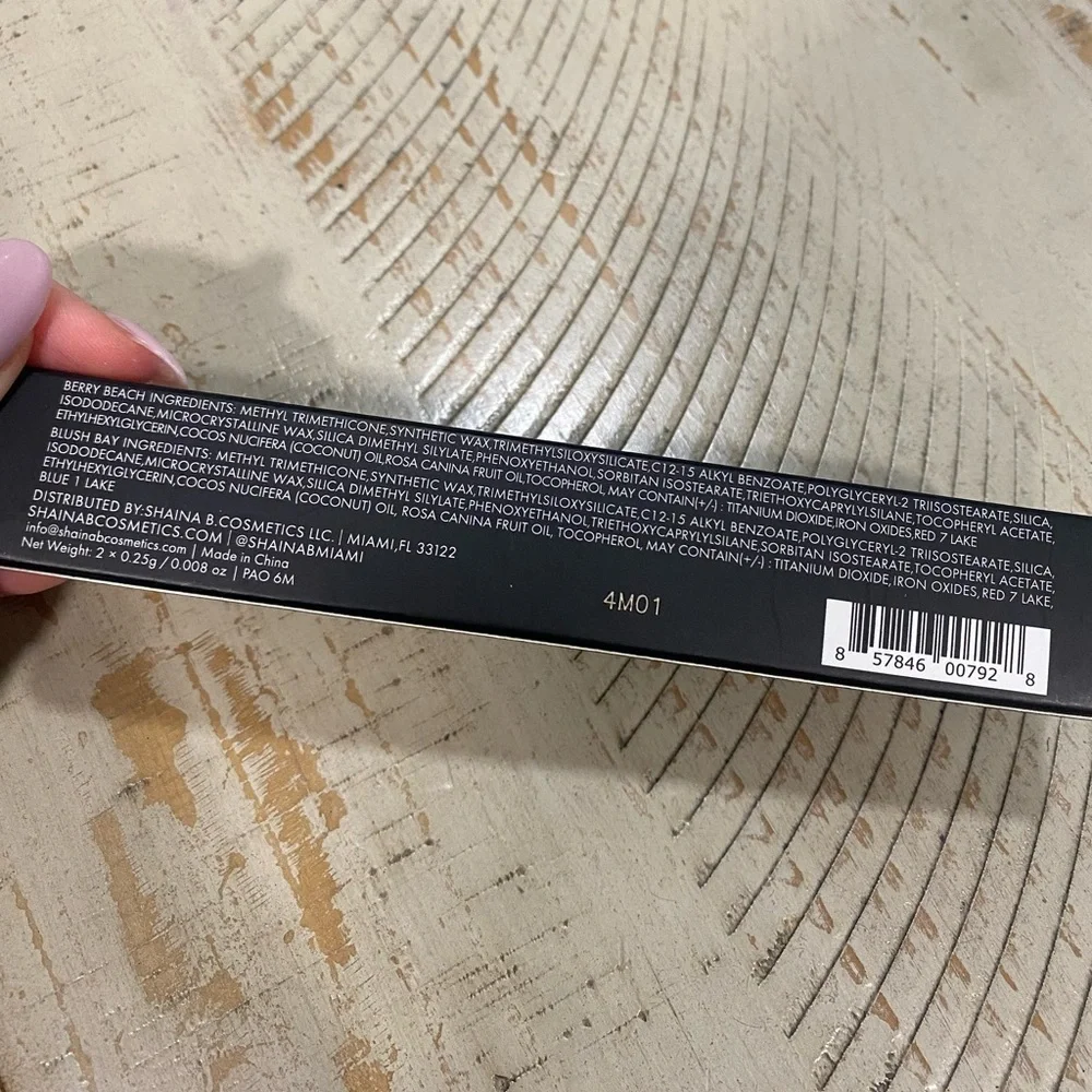 NIB Shaina B Lip Liner Duo Set